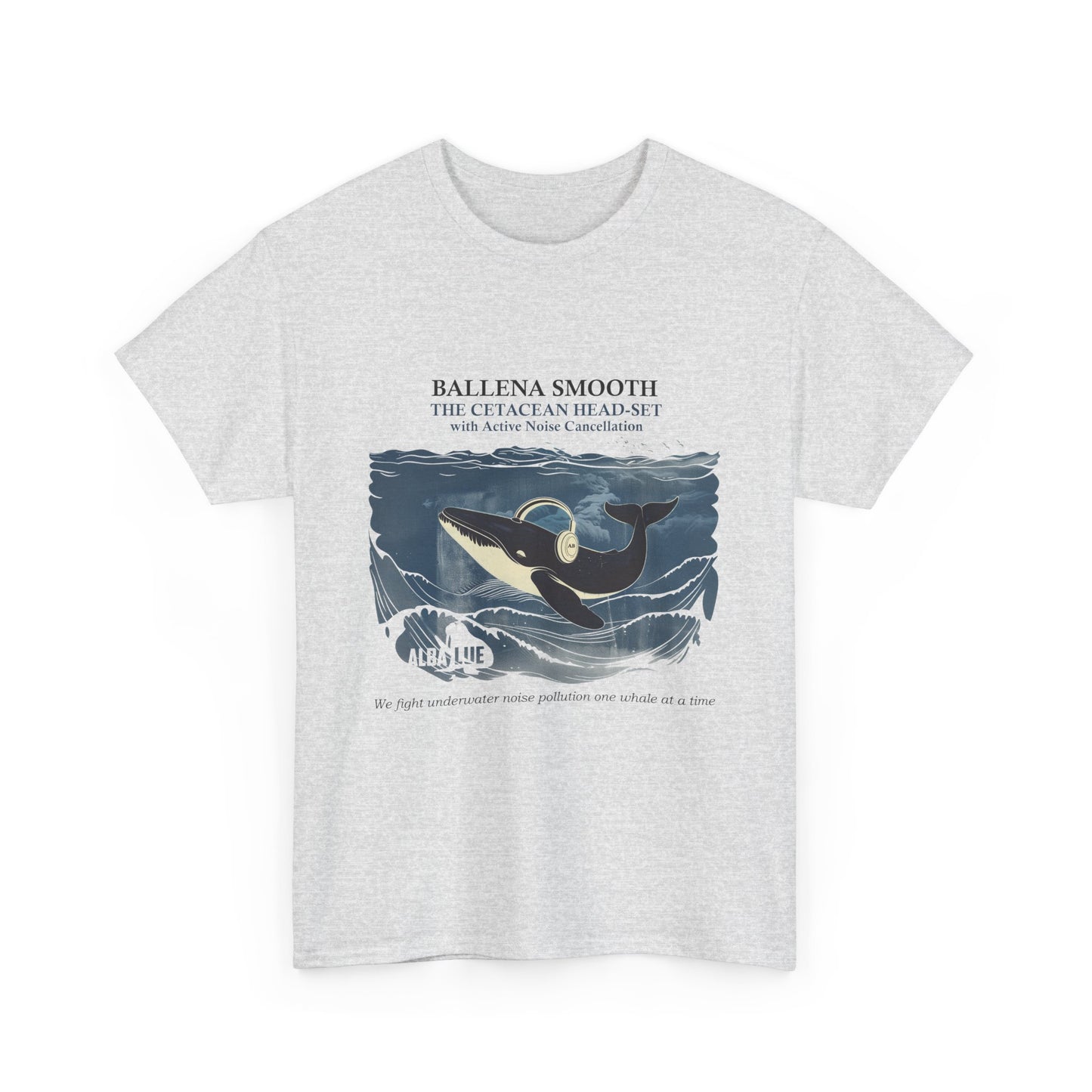Whale Headphones - T-shirt