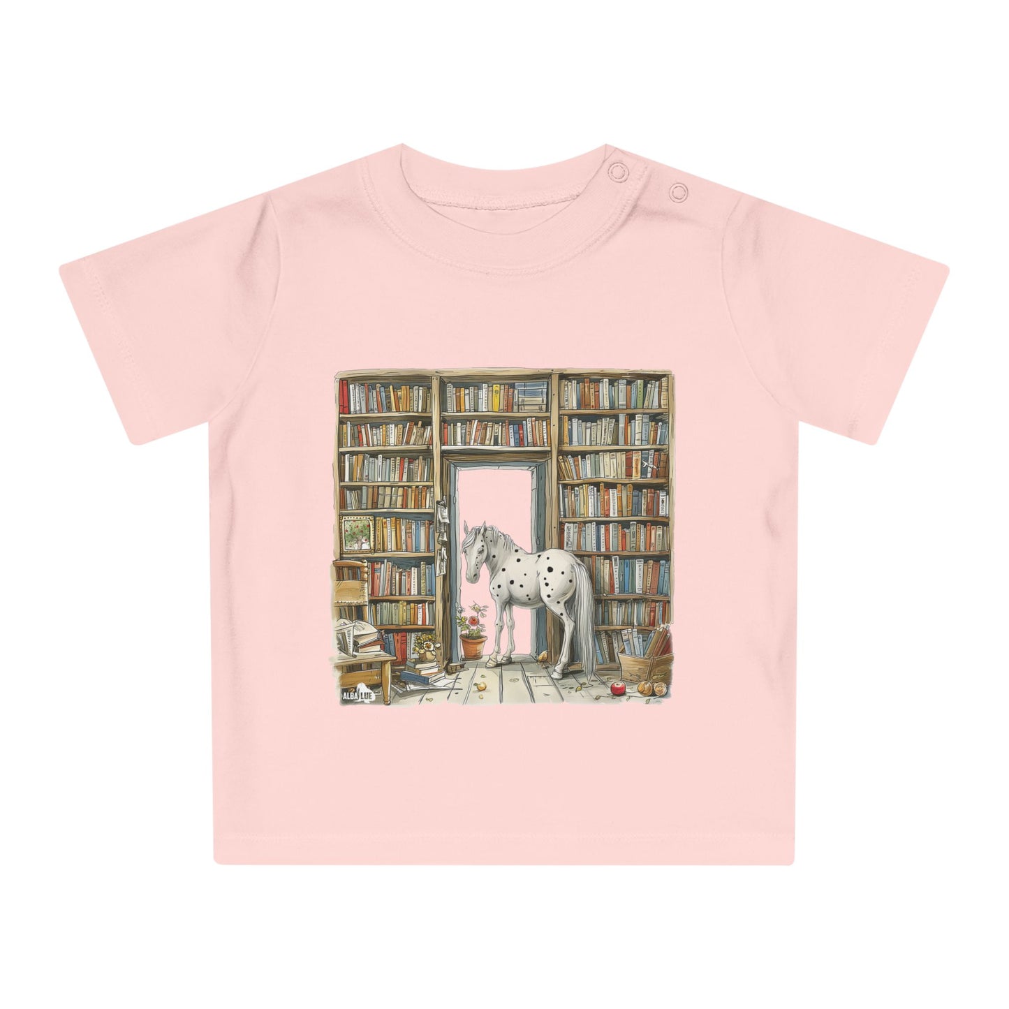 Horse in a Library - Toddler T-shirt