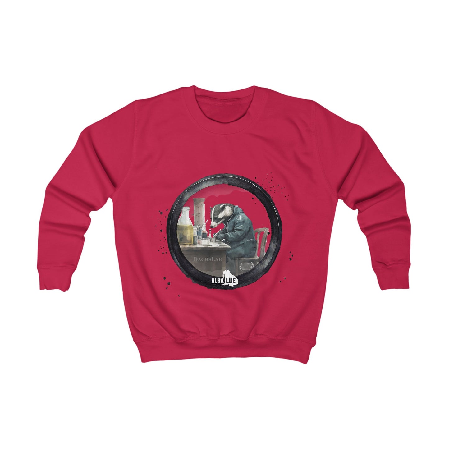 Badger in a Lab - Kids Sweatshirt