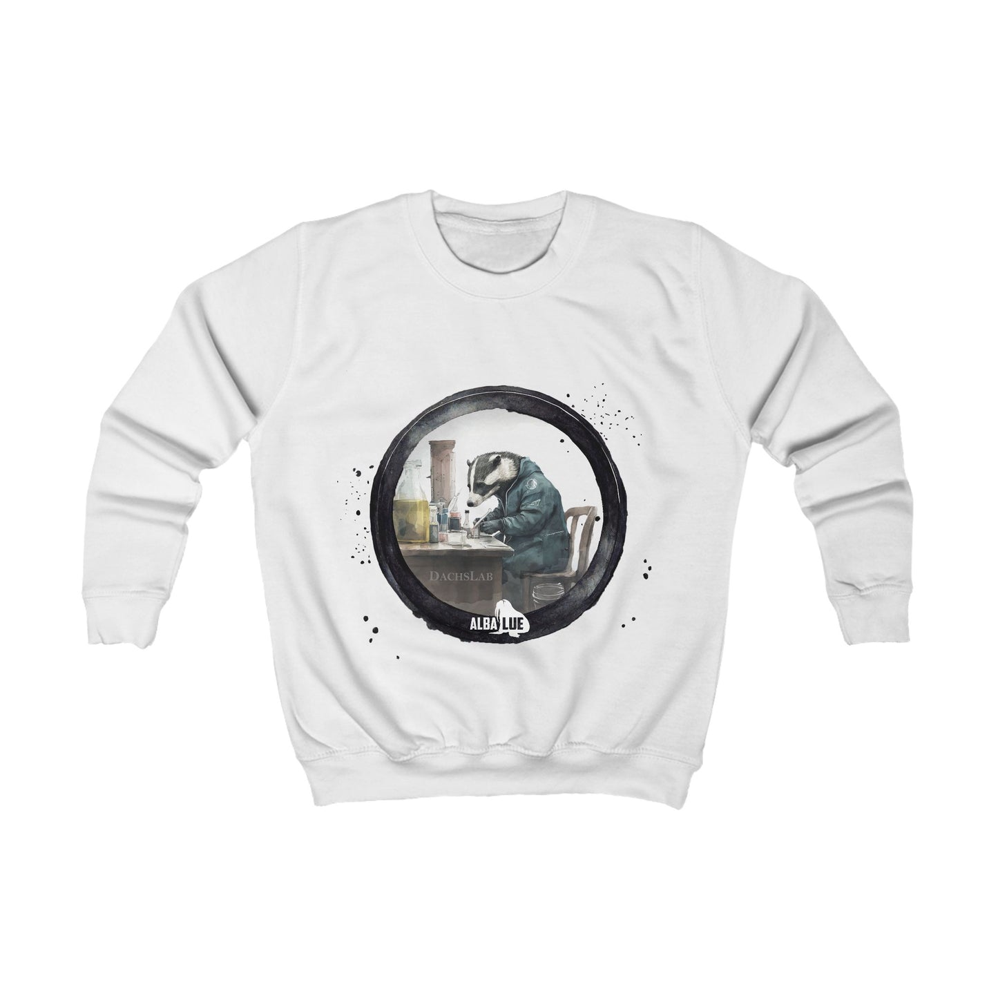 Badger in a Lab - Kids Sweatshirt