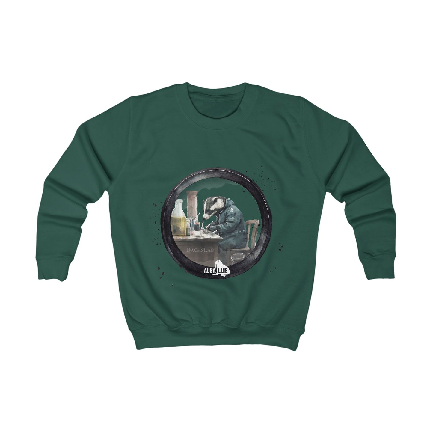 Badger in a Lab - Kids Sweatshirt