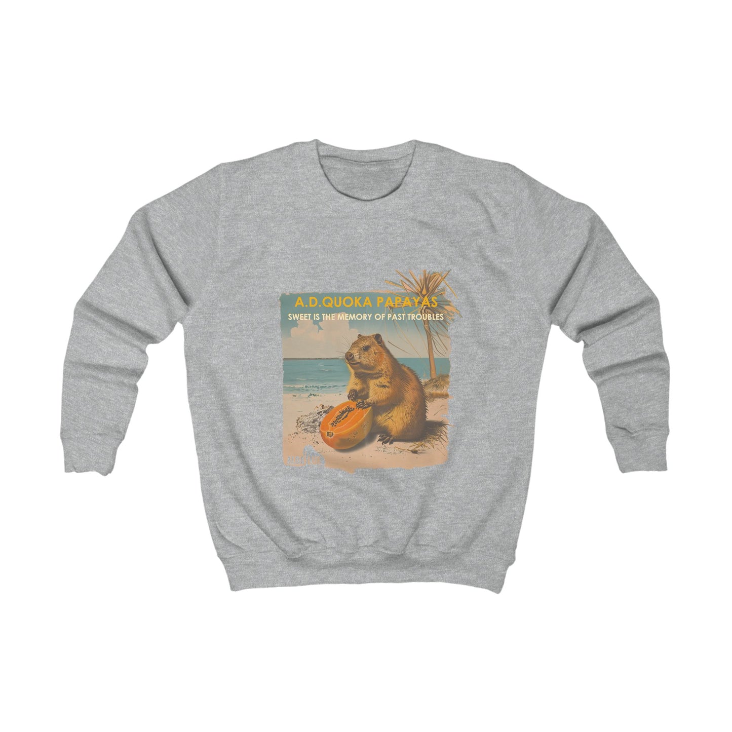 Retro A.D. Quokka Papayas - Kids Sweatshirt