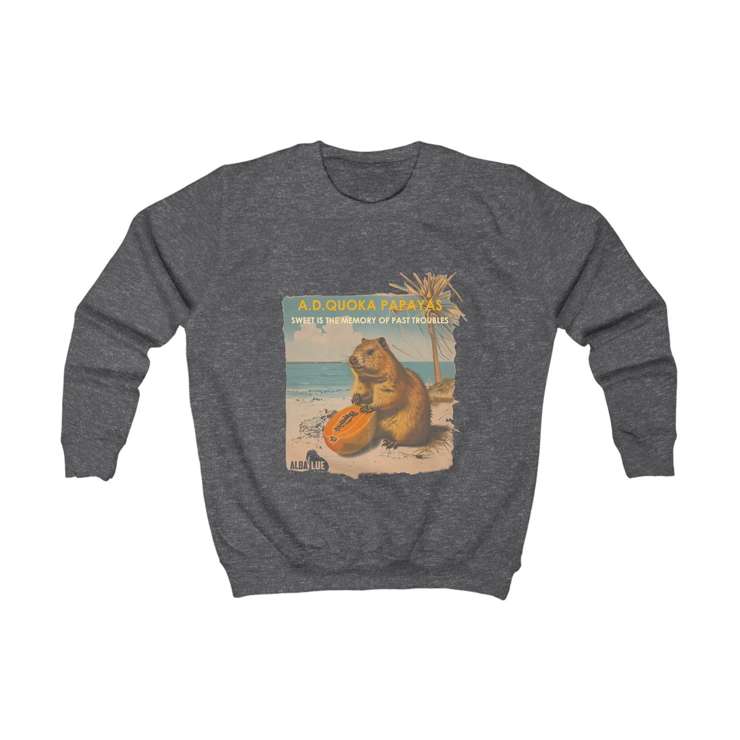 Retro A.D. Quokka Papayas - Kids Sweatshirt
