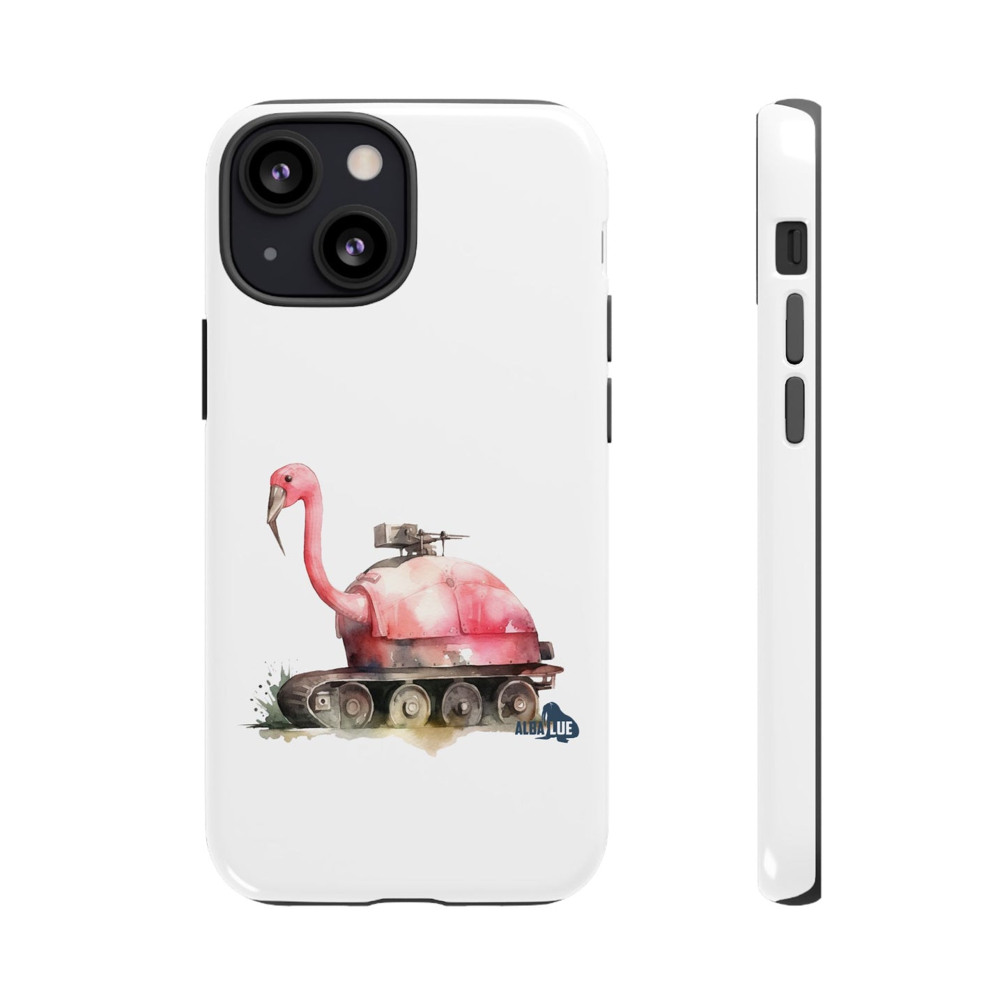 Phone Case — Flamingo Tank Illustration