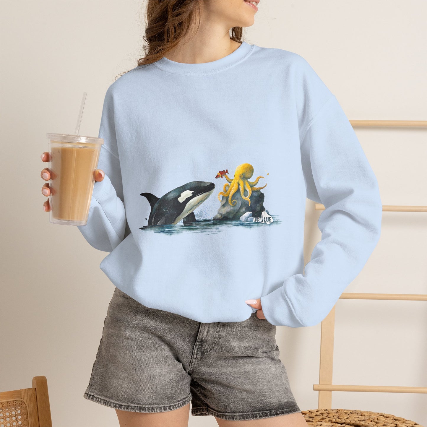 Ocean Wildlife - Crewneck Sweatshirt
