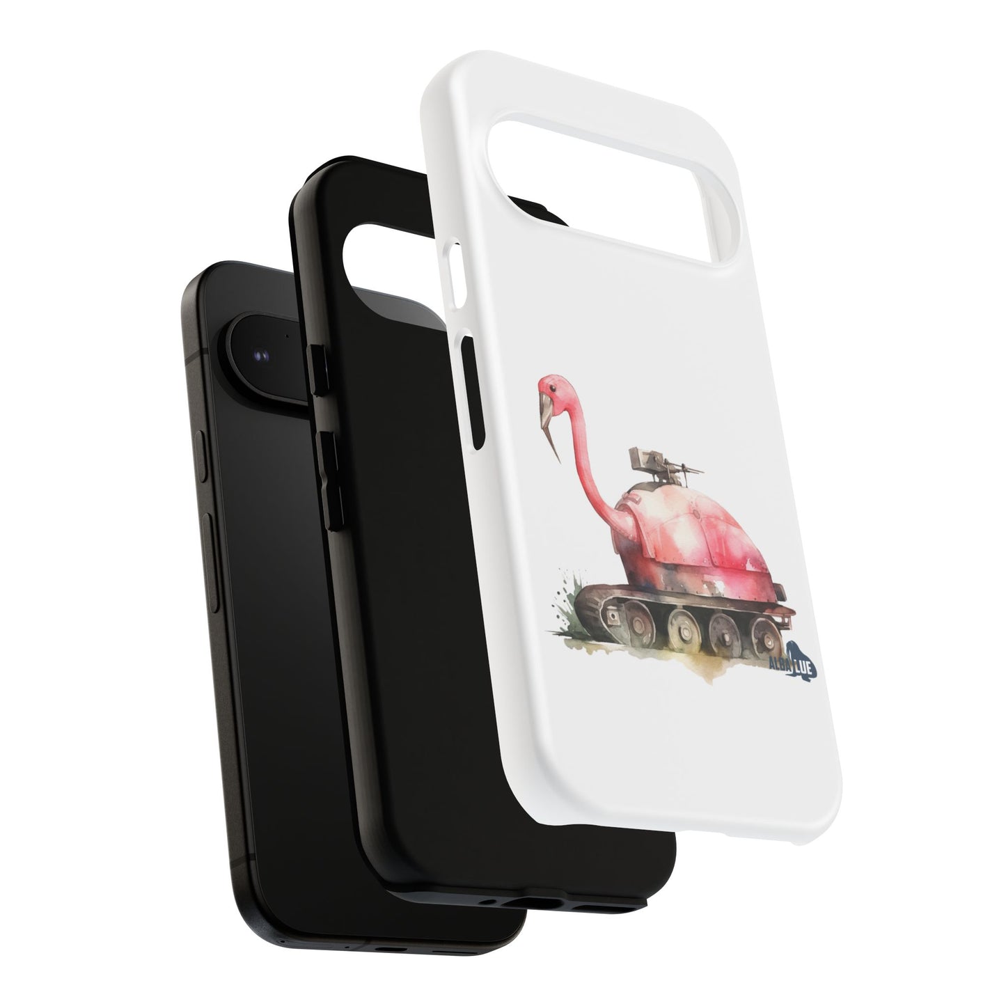 Phone Case — Flamingo Tank Illustration
