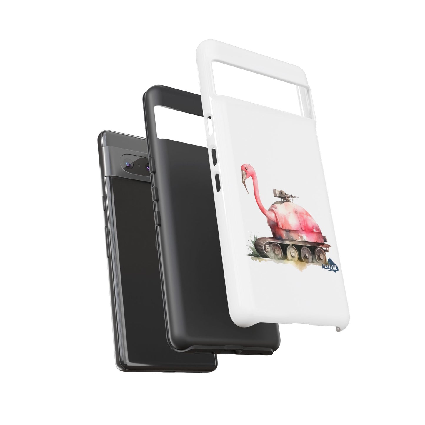 Phone Case — Flamingo Tank Illustration