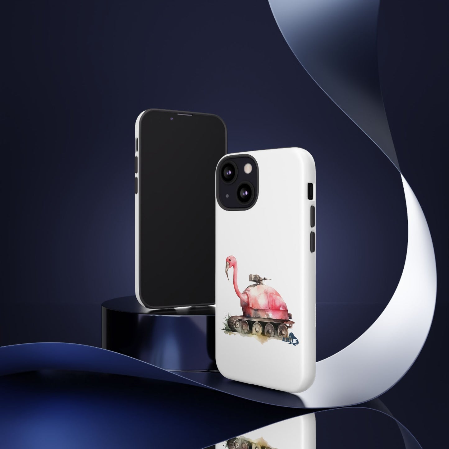 Phone Case — Flamingo Tank Illustration
