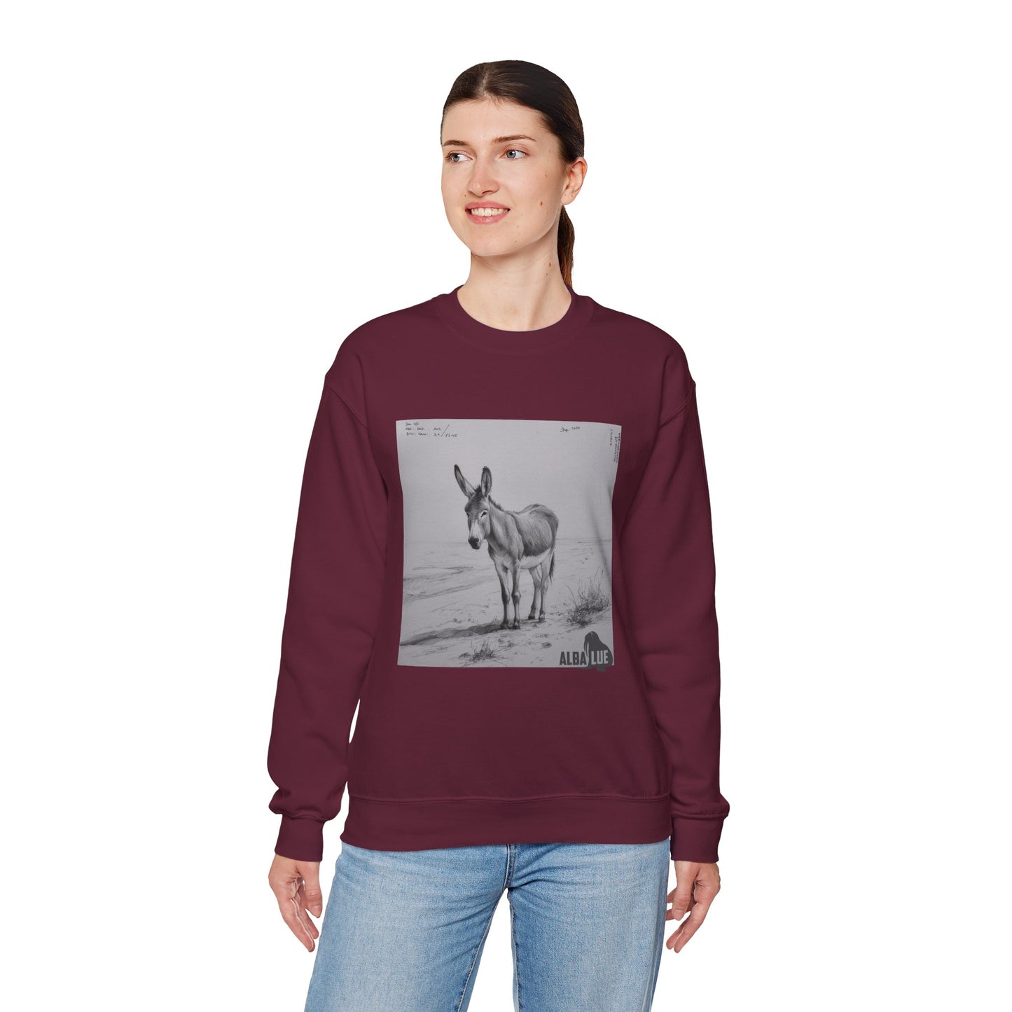 Donkey Lovers design - Crewneck Sweatshirt