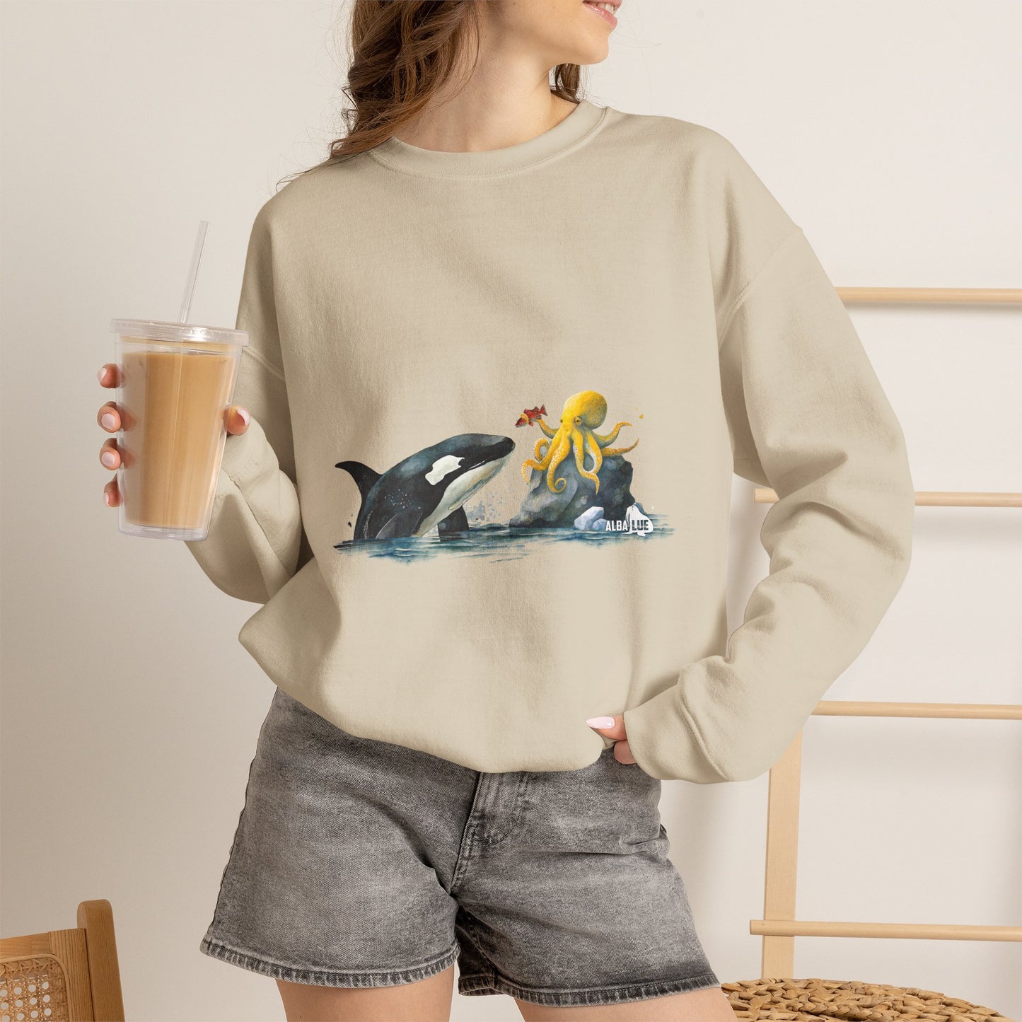 Ocean Wildlife - Crewneck Sweatshirt