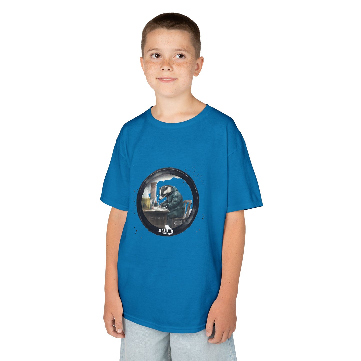 Badger in a Lab — Kids T-shirt