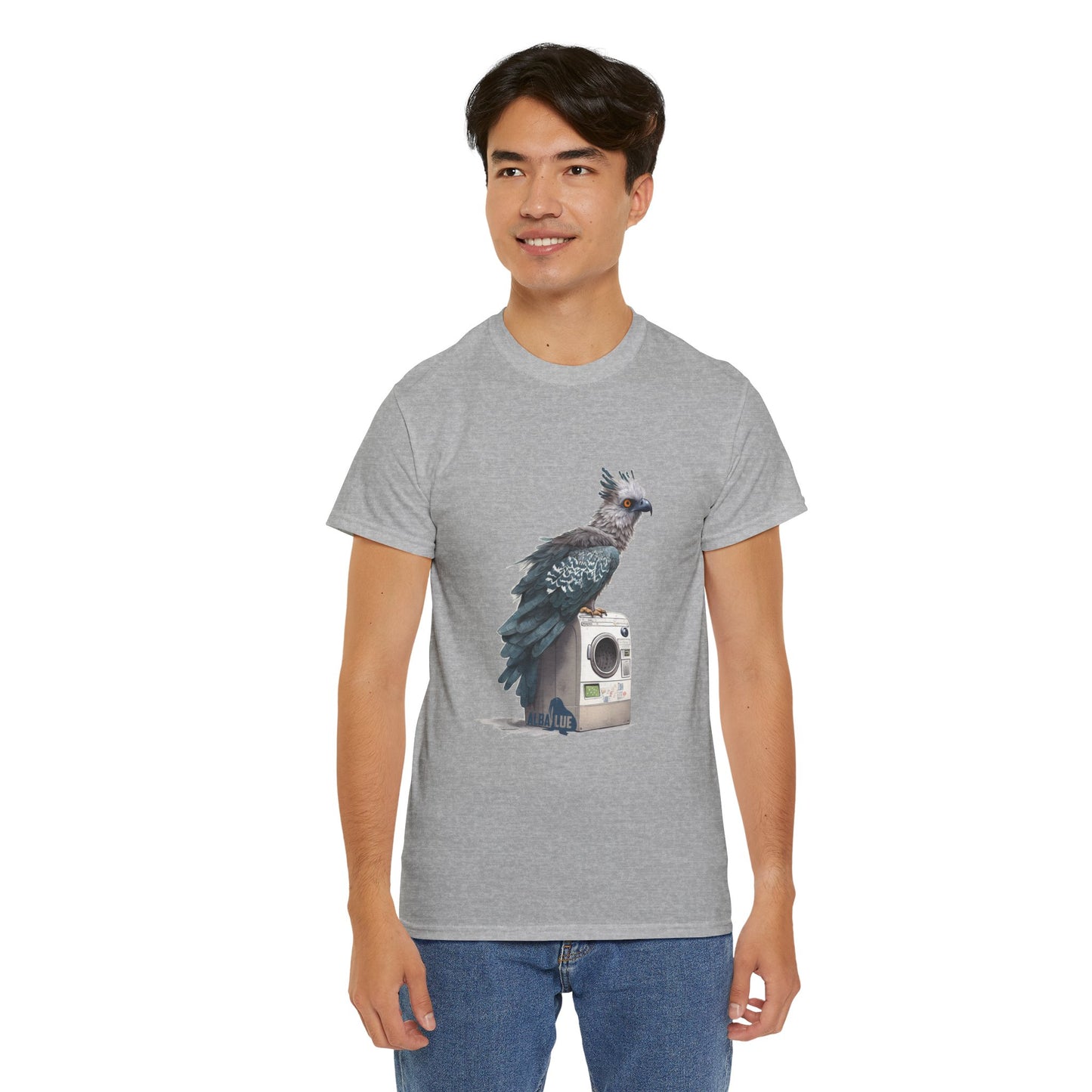 Harpy Eagle Sitting on a Washing Machine  - T-Shirt