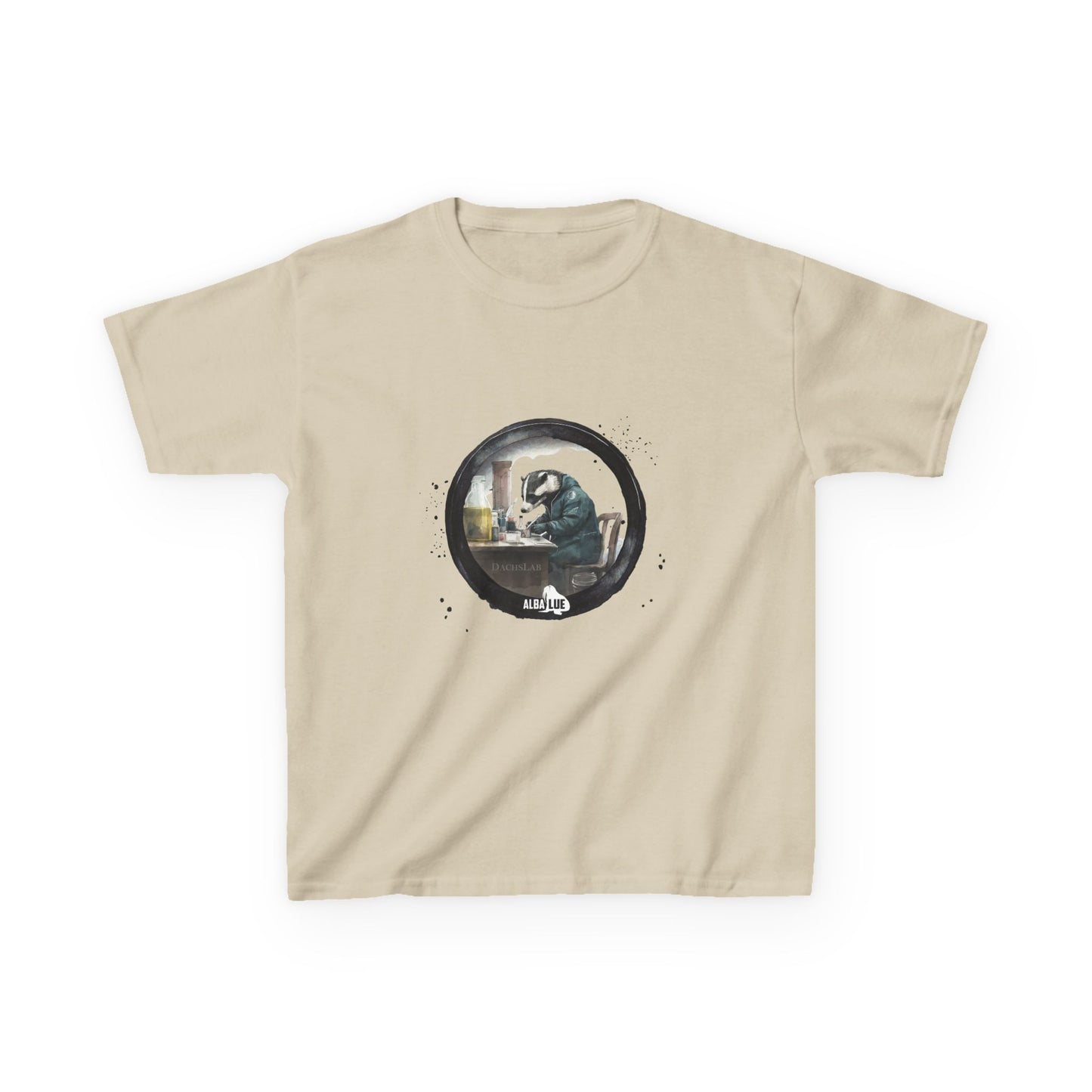 Badger in a Lab — Kids T-shirt