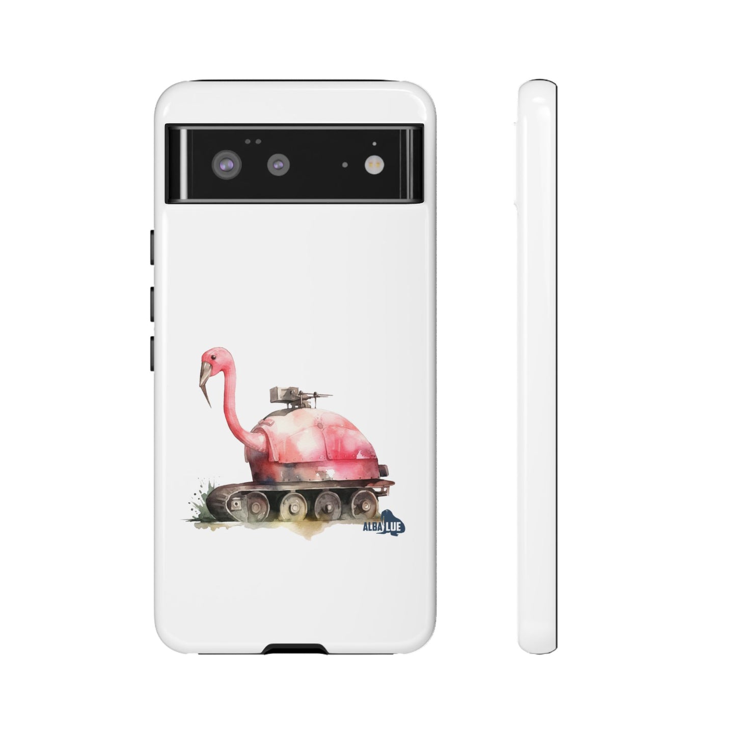 Phone Case — Flamingo Tank Illustration