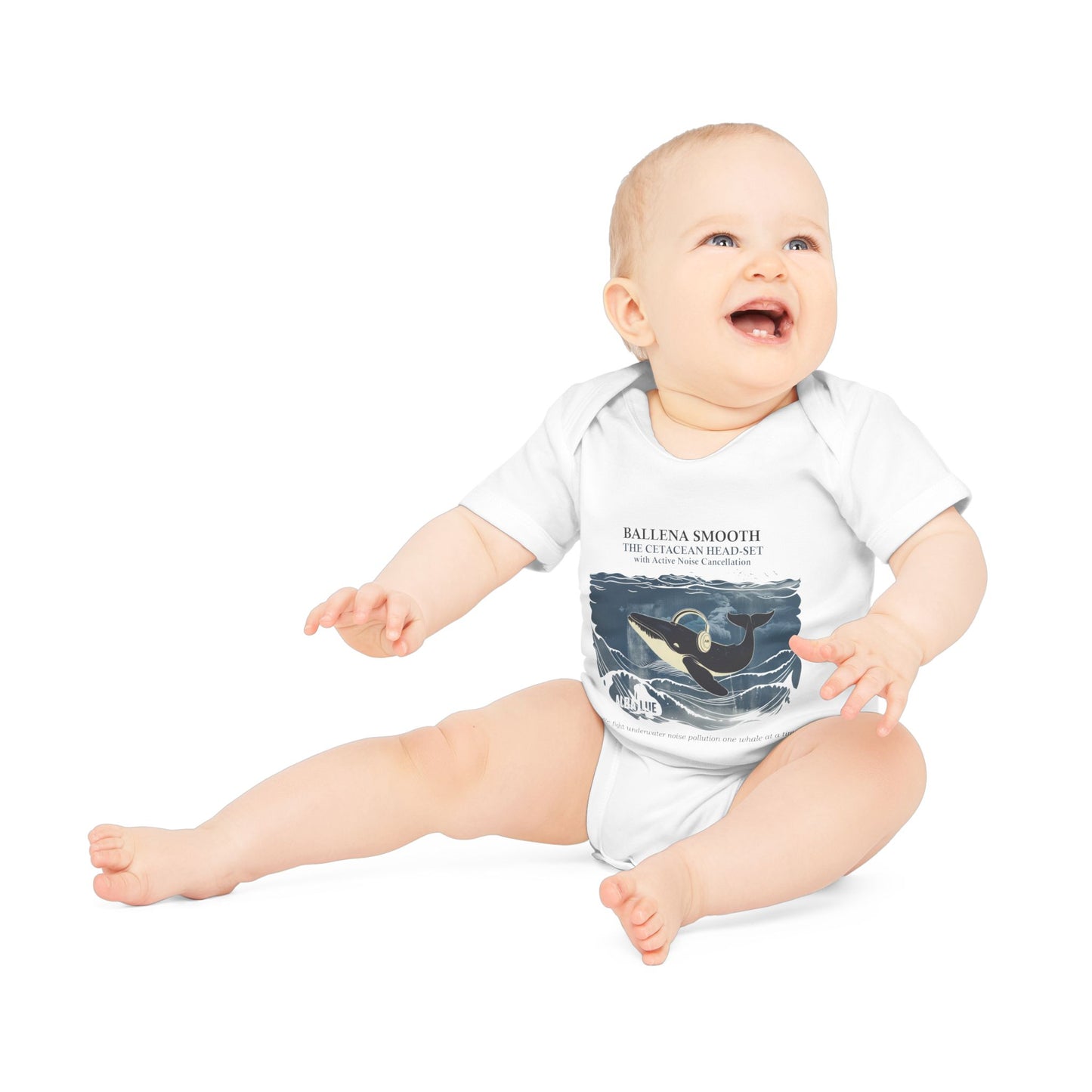 Whale Headphone - Infant Bodysuit Organic
