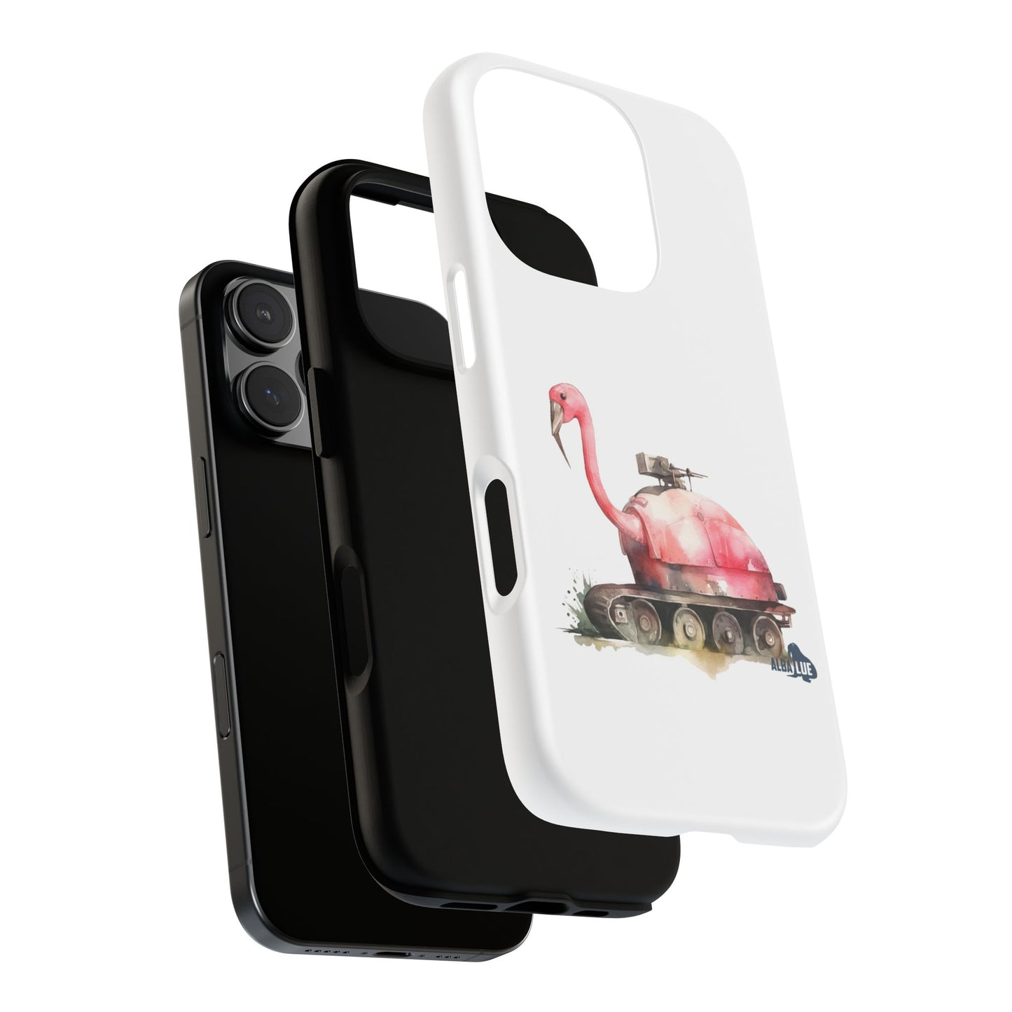 Phone Case — Flamingo Tank Illustration