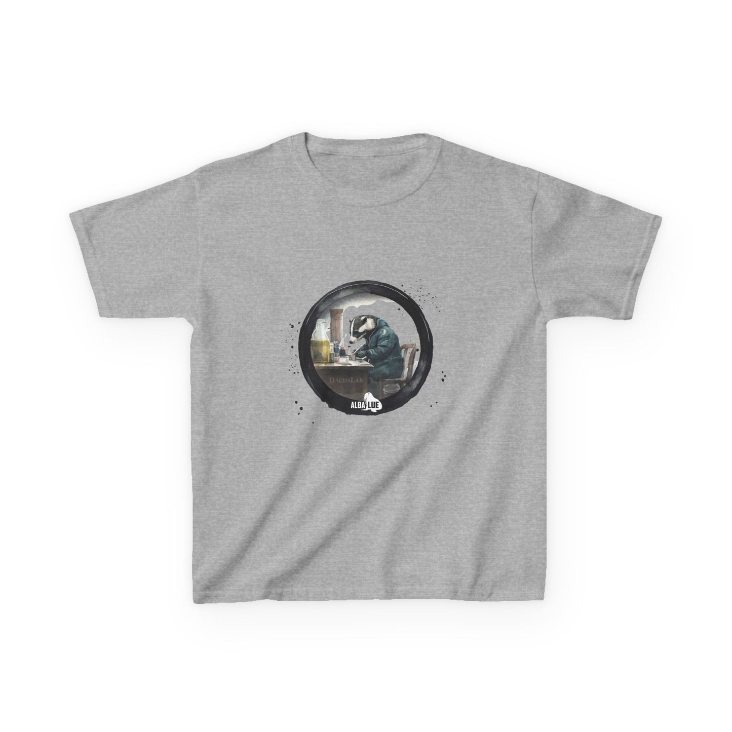 Badger in a Lab — Kids T-shirt