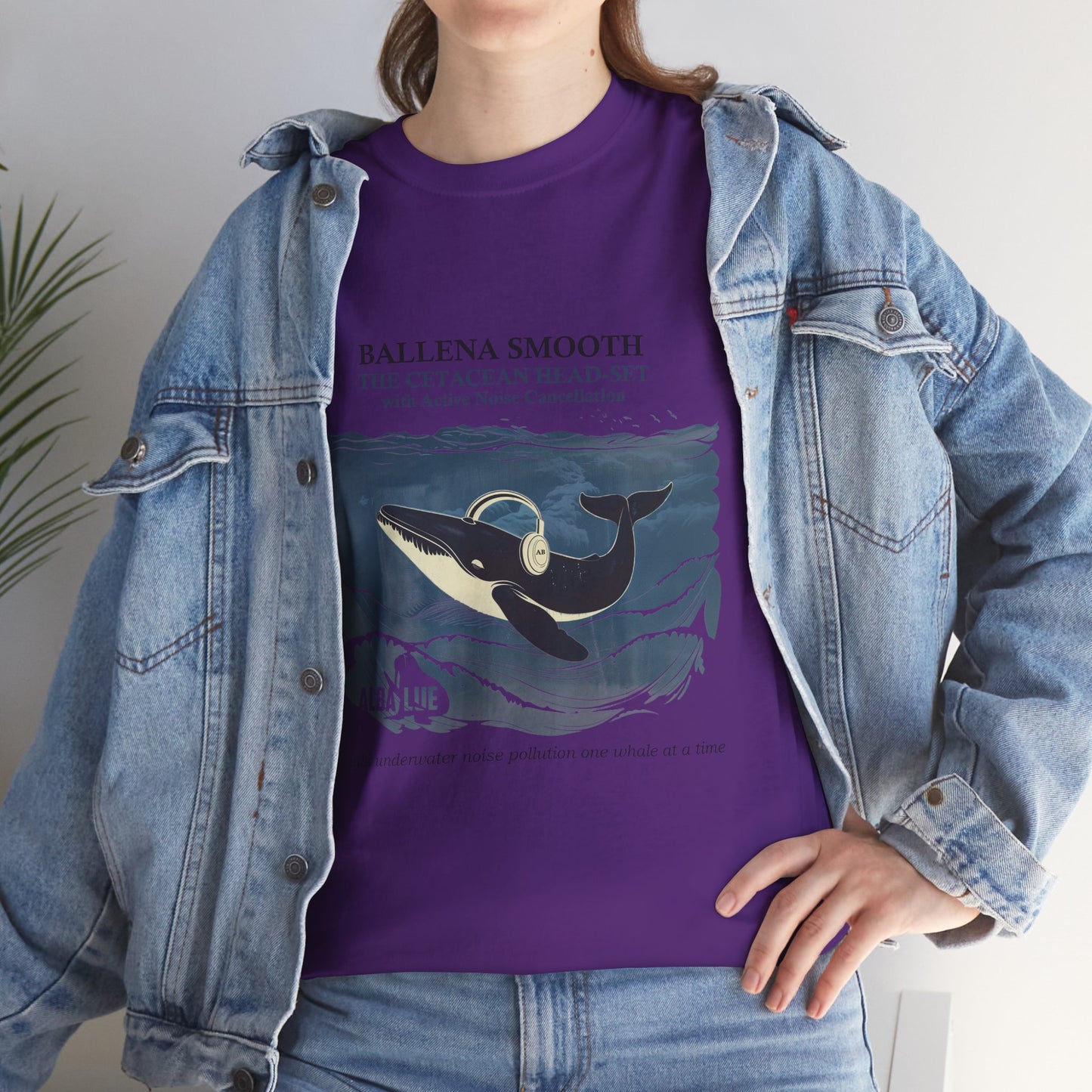 Whale Headphones - T-shirt