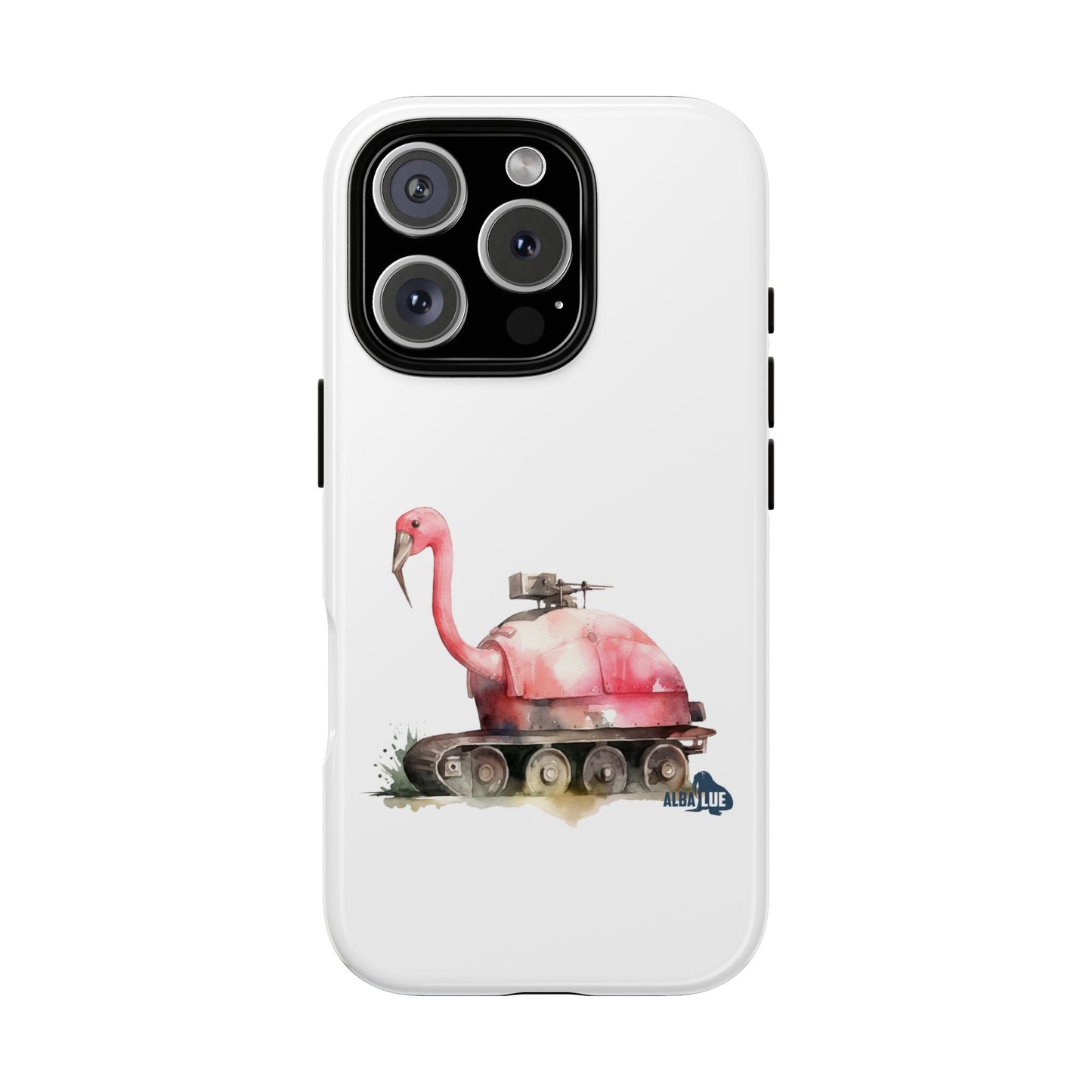 Phone Case — Flamingo Tank Illustration