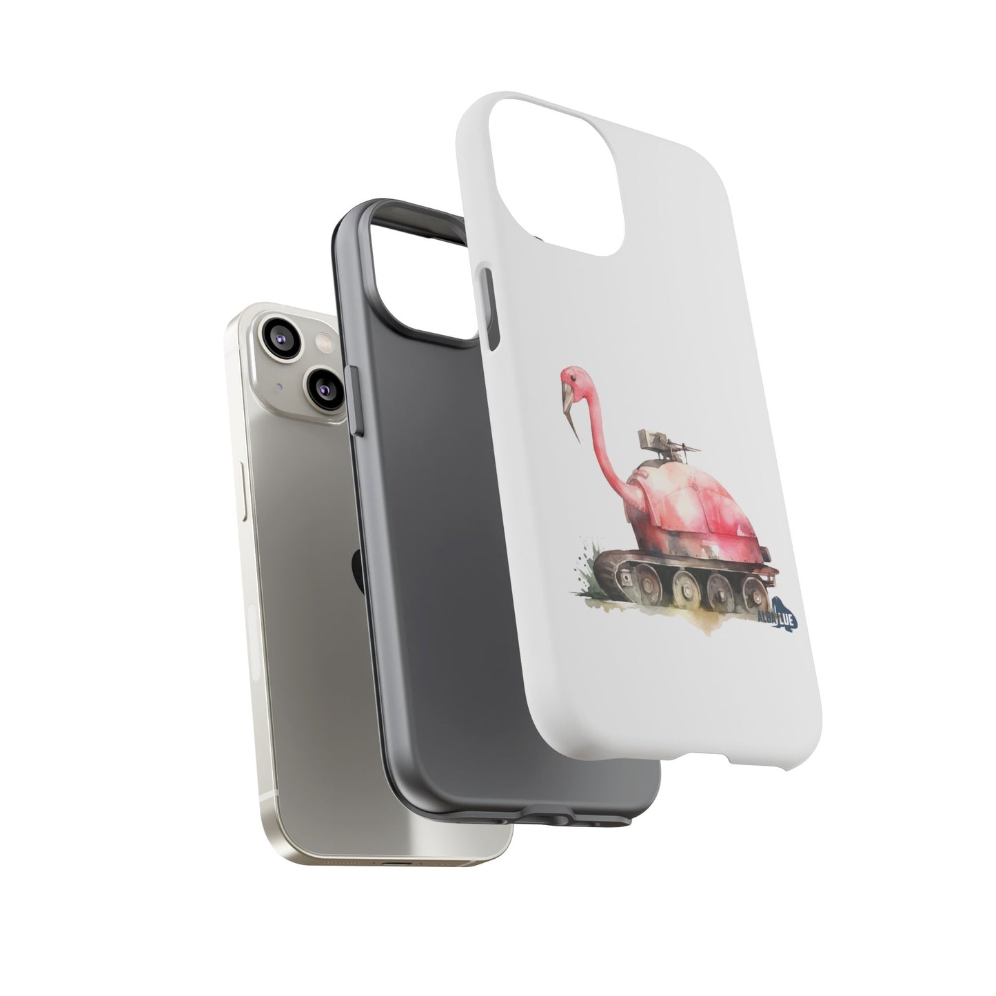 Phone Case — Flamingo Tank Illustration