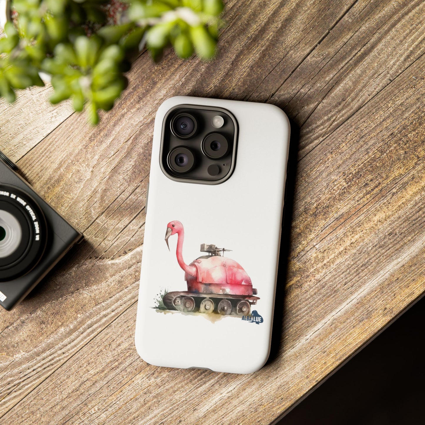 Phone Case — Flamingo Tank Illustration