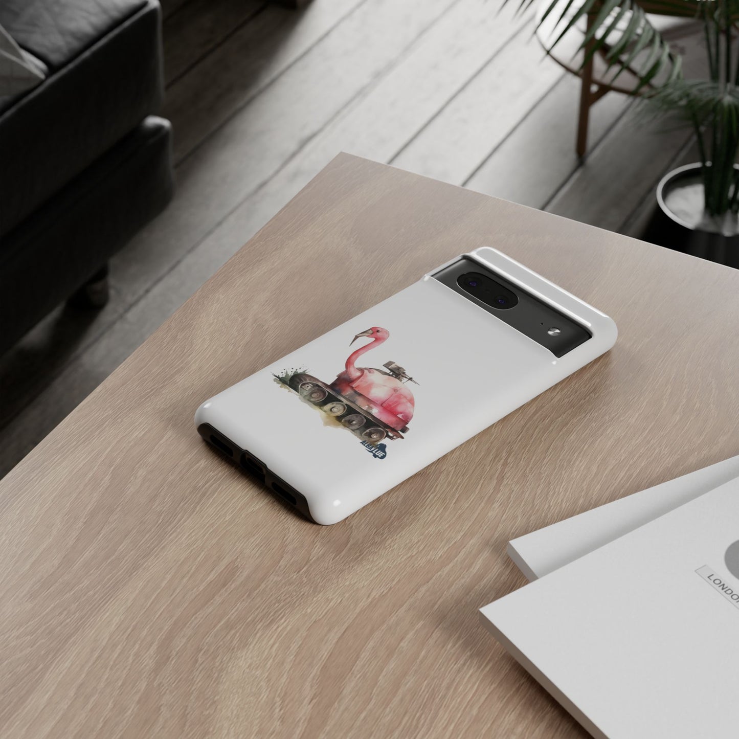 Phone Case — Flamingo Tank Illustration