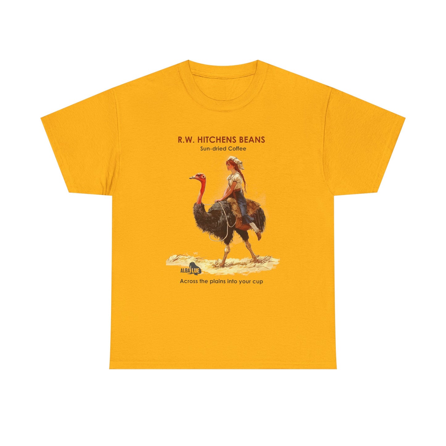 Vintage Ostrich Coffee Ad - T-Shirt