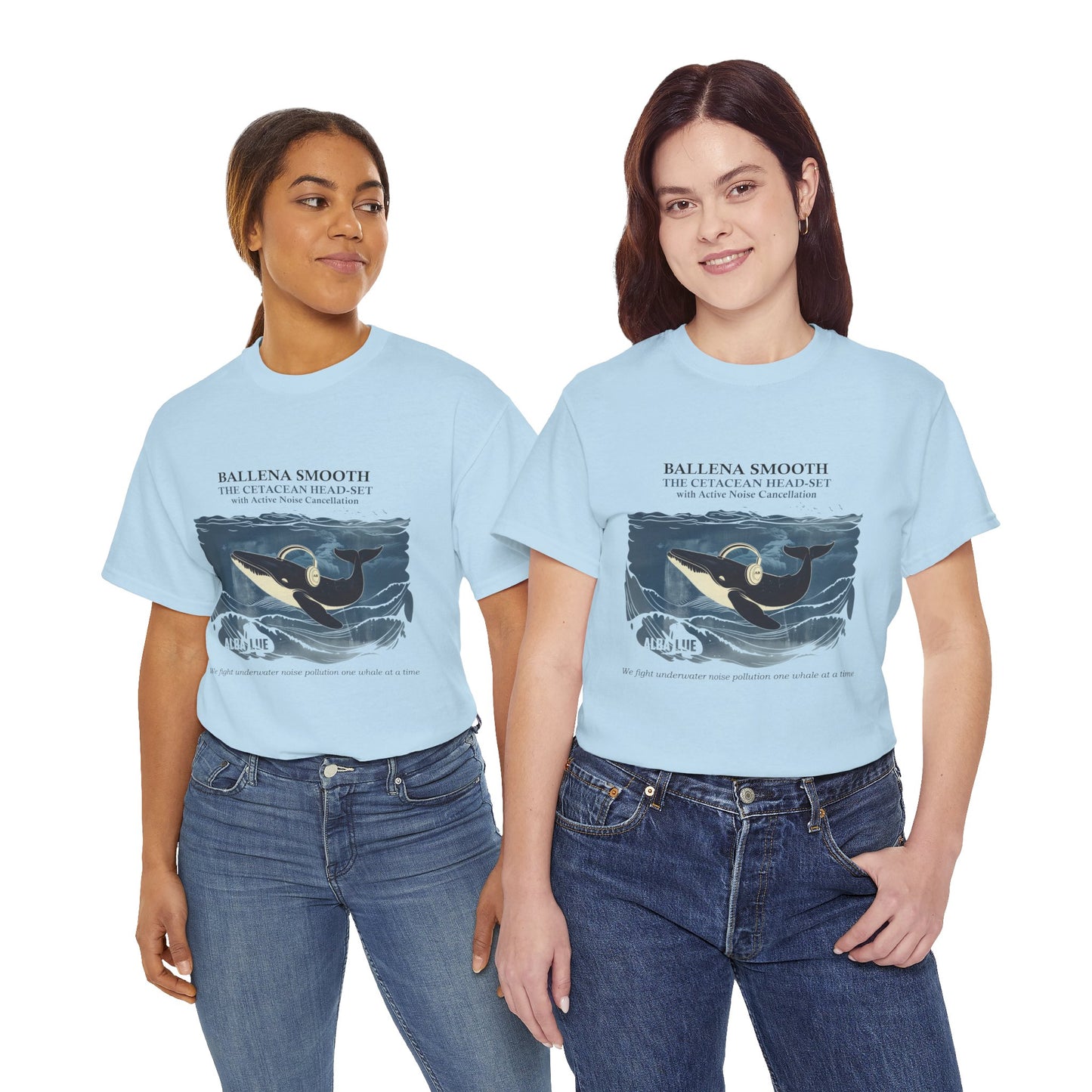 Whale Headphones - T-shirt