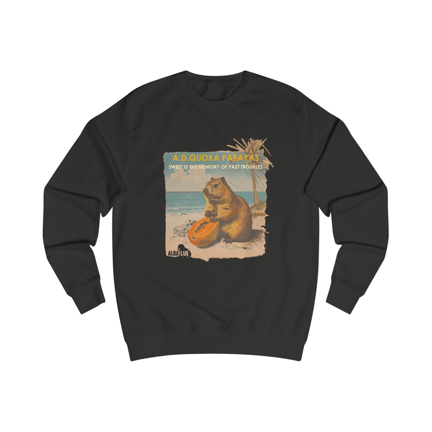 Retro A.D. Quokka Papayas - Sweatshirt