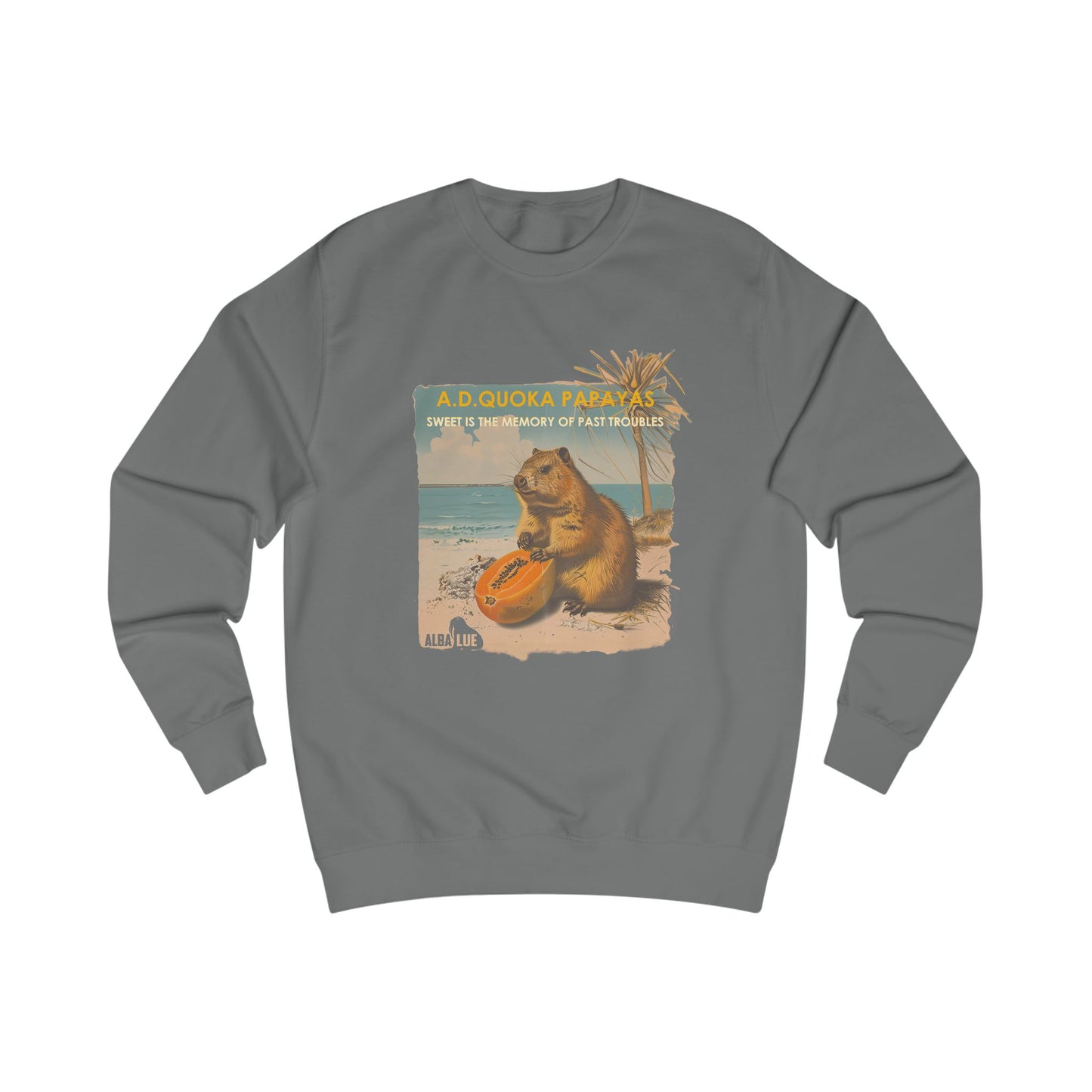 Retro A.D. Quokka Papayas - Sweatshirt