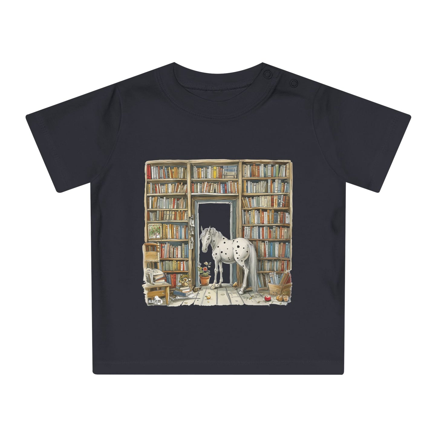 Horse in a Library - Toddler T-shirt