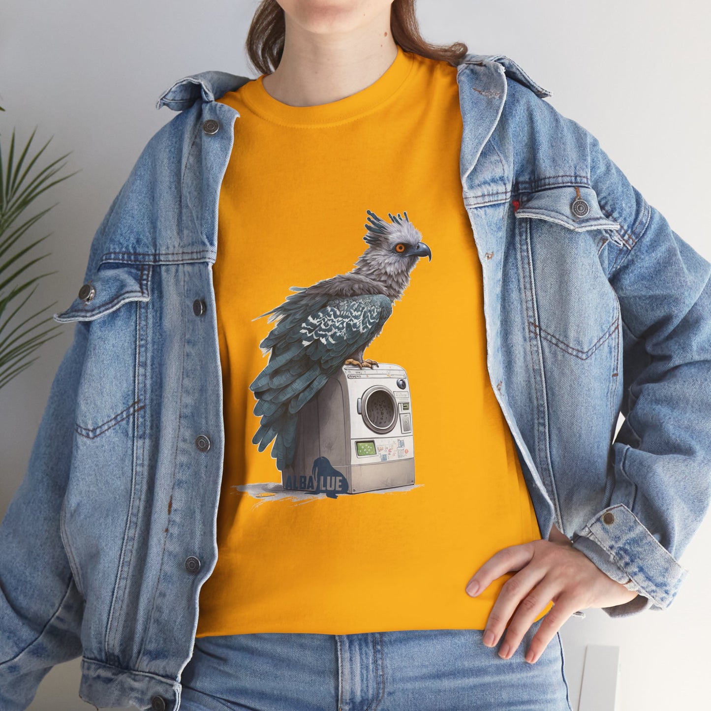 Harpy Eagle Sitting on a Washing Machine  - T-Shirt