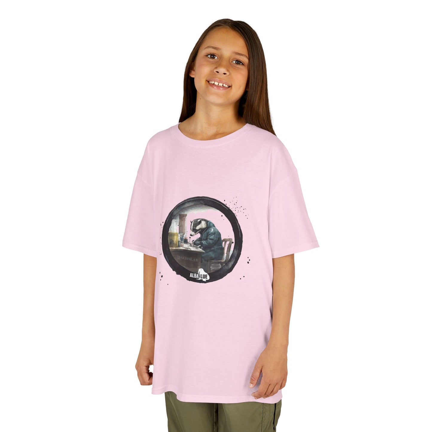 Badger in a Lab — Kids T-shirt