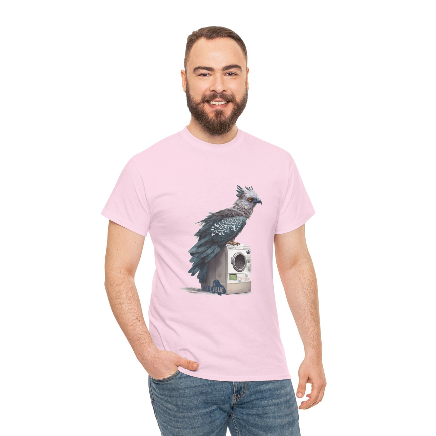 Harpy Eagle Sitting on a Washing Machine  - T-Shirt