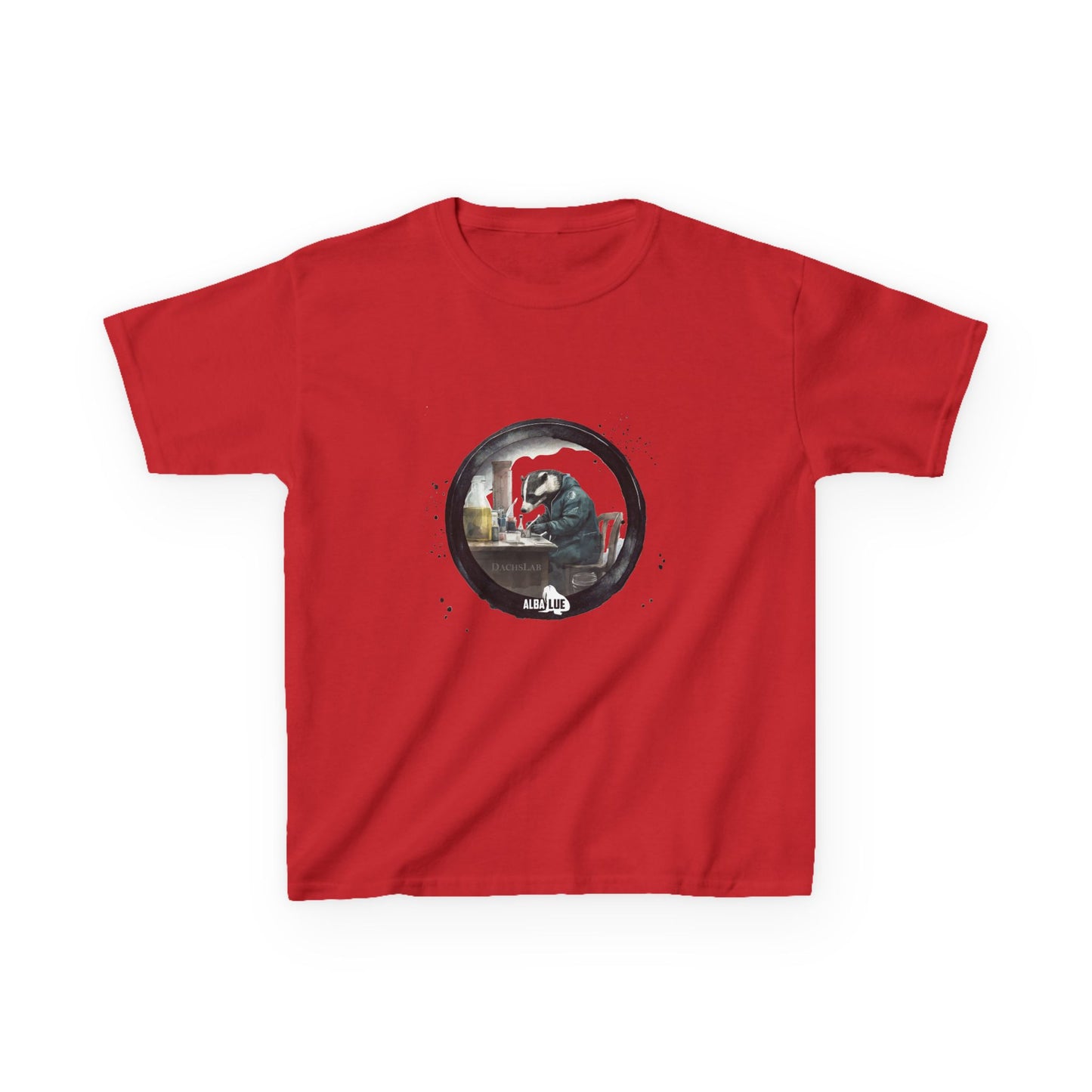 Badger in a Lab — Kids T-shirt