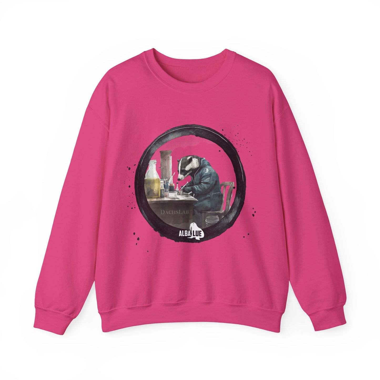 Badger in a Lab - Crewneck Sweatshirt