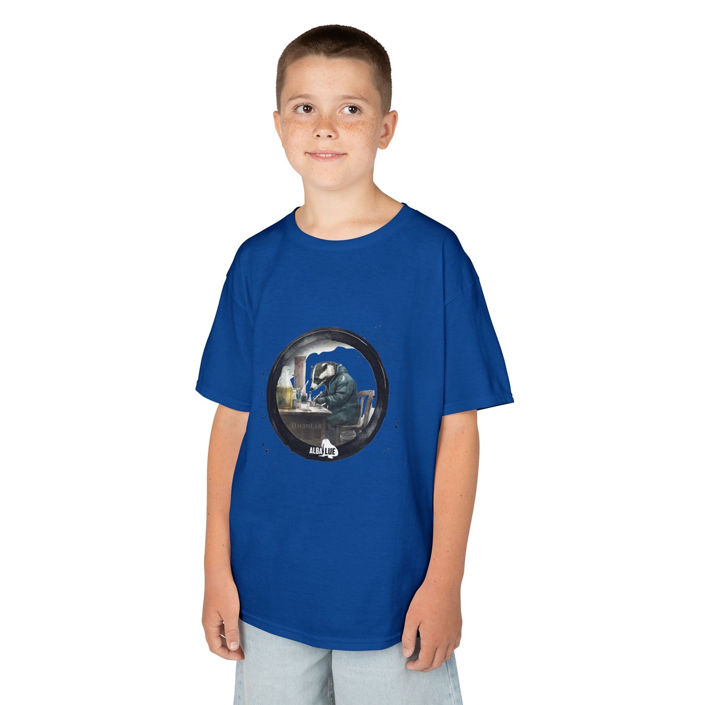 Badger in a Lab — Kids T-shirt