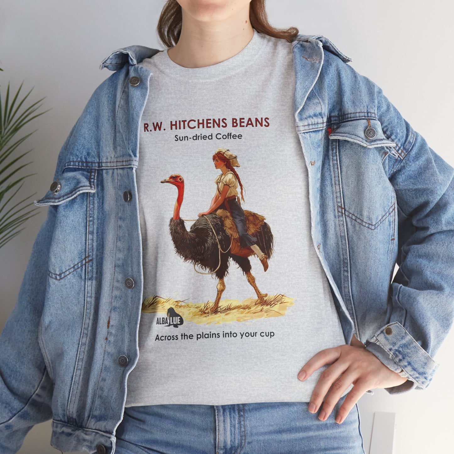 Vintage Ostrich Coffee Ad - T-Shirt