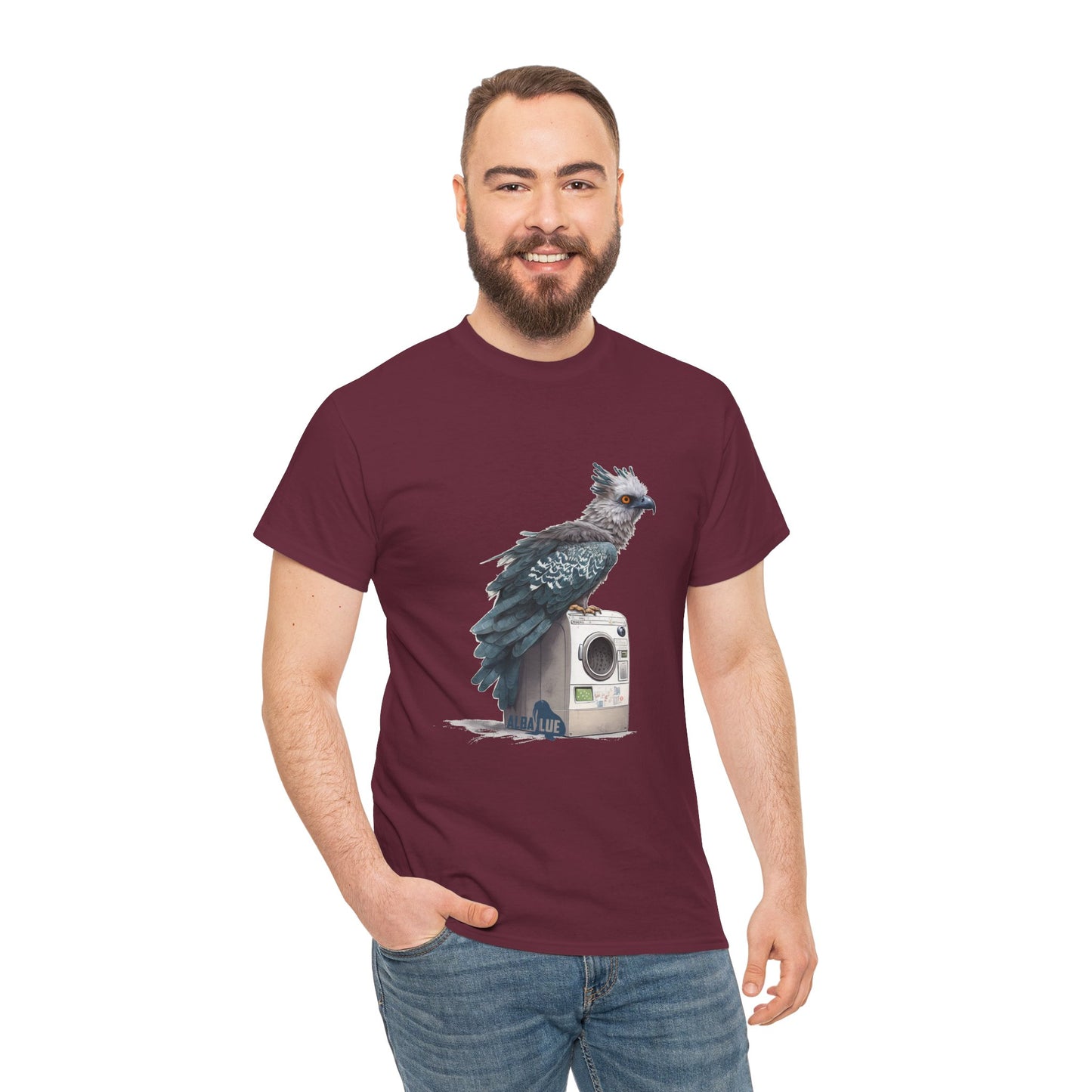 Harpy Eagle Sitting on a Washing Machine  - T-Shirt