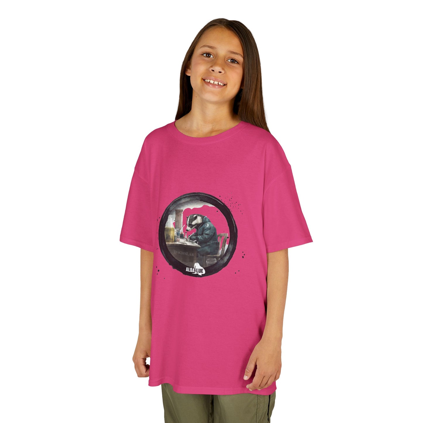 Badger in a Lab — Kids T-shirt