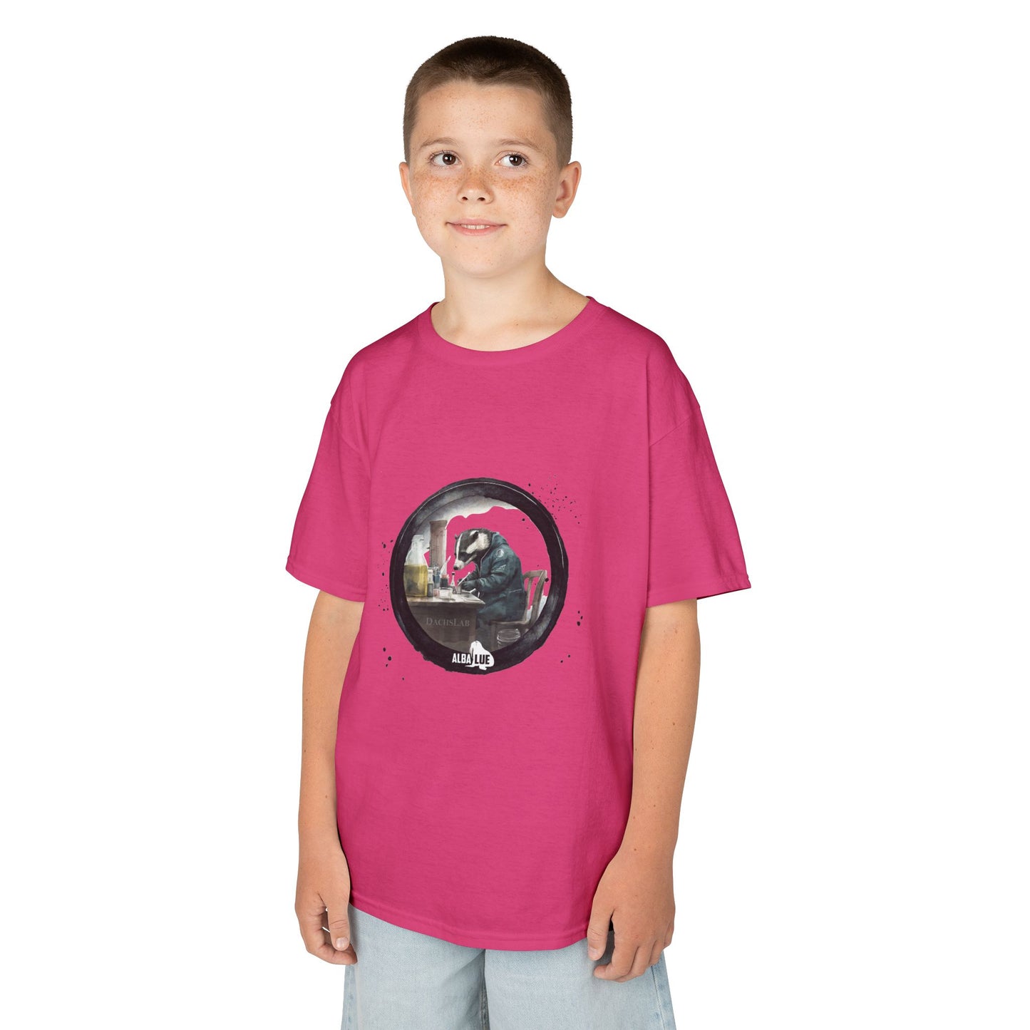 Badger in a Lab — Kids T-shirt
