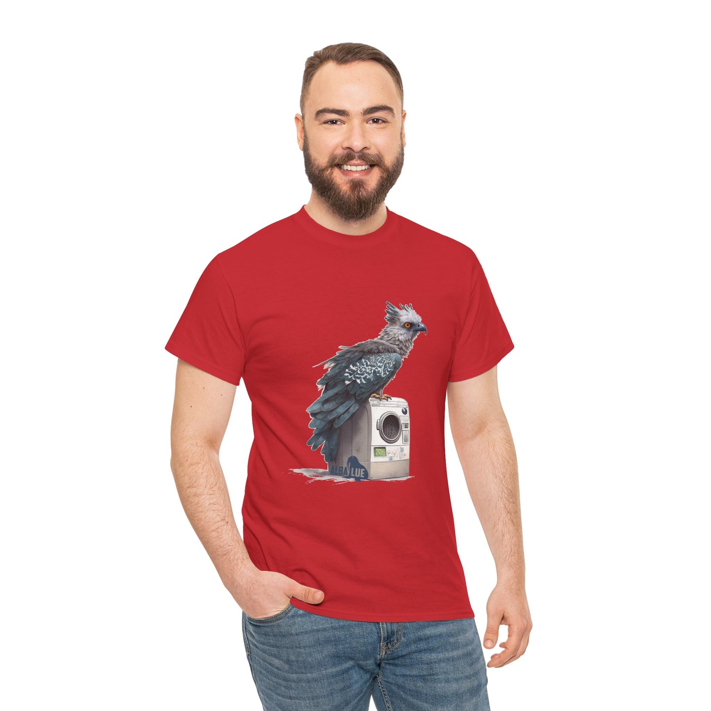 Harpy Eagle Sitting on a Washing Machine  - T-Shirt