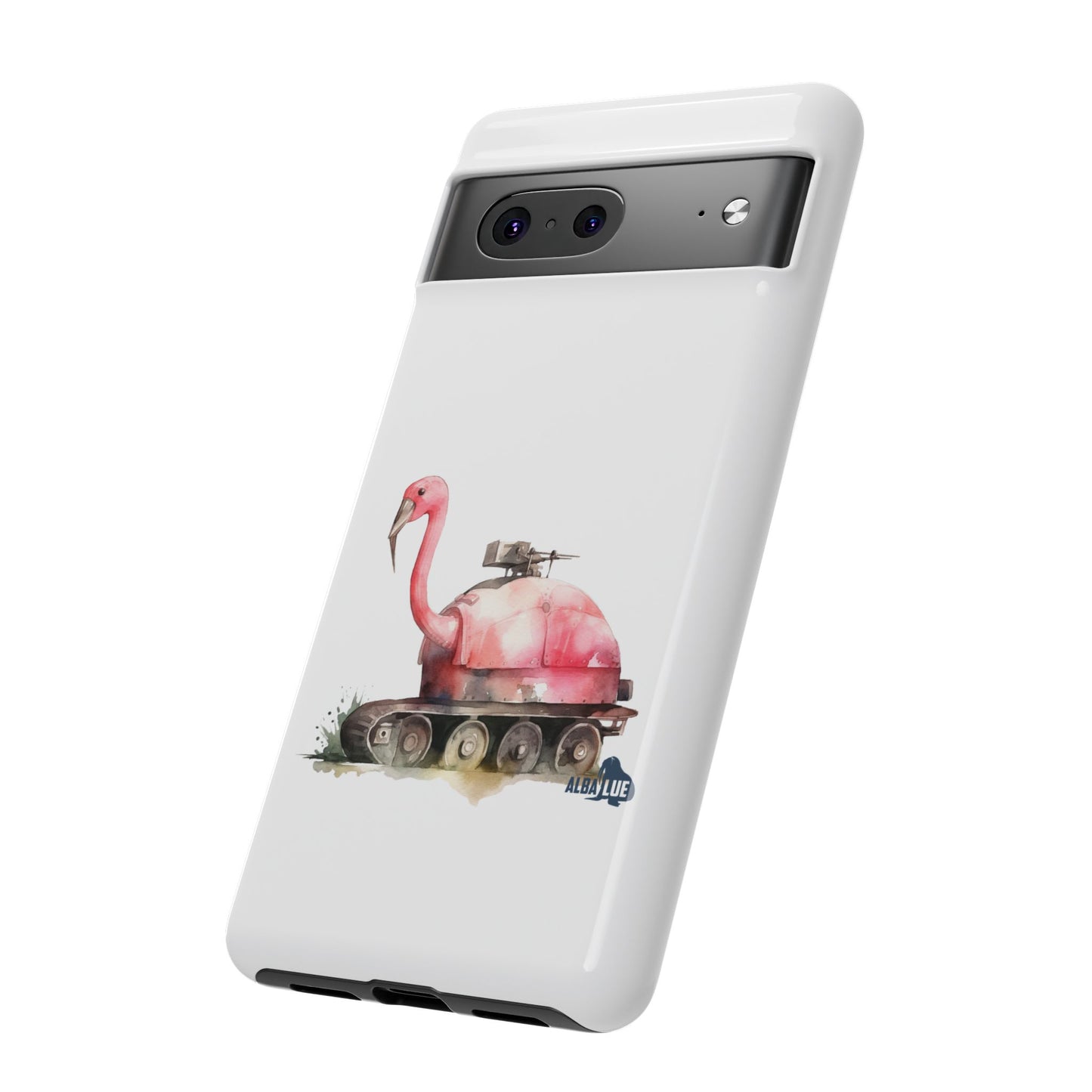 Phone Case — Flamingo Tank Illustration