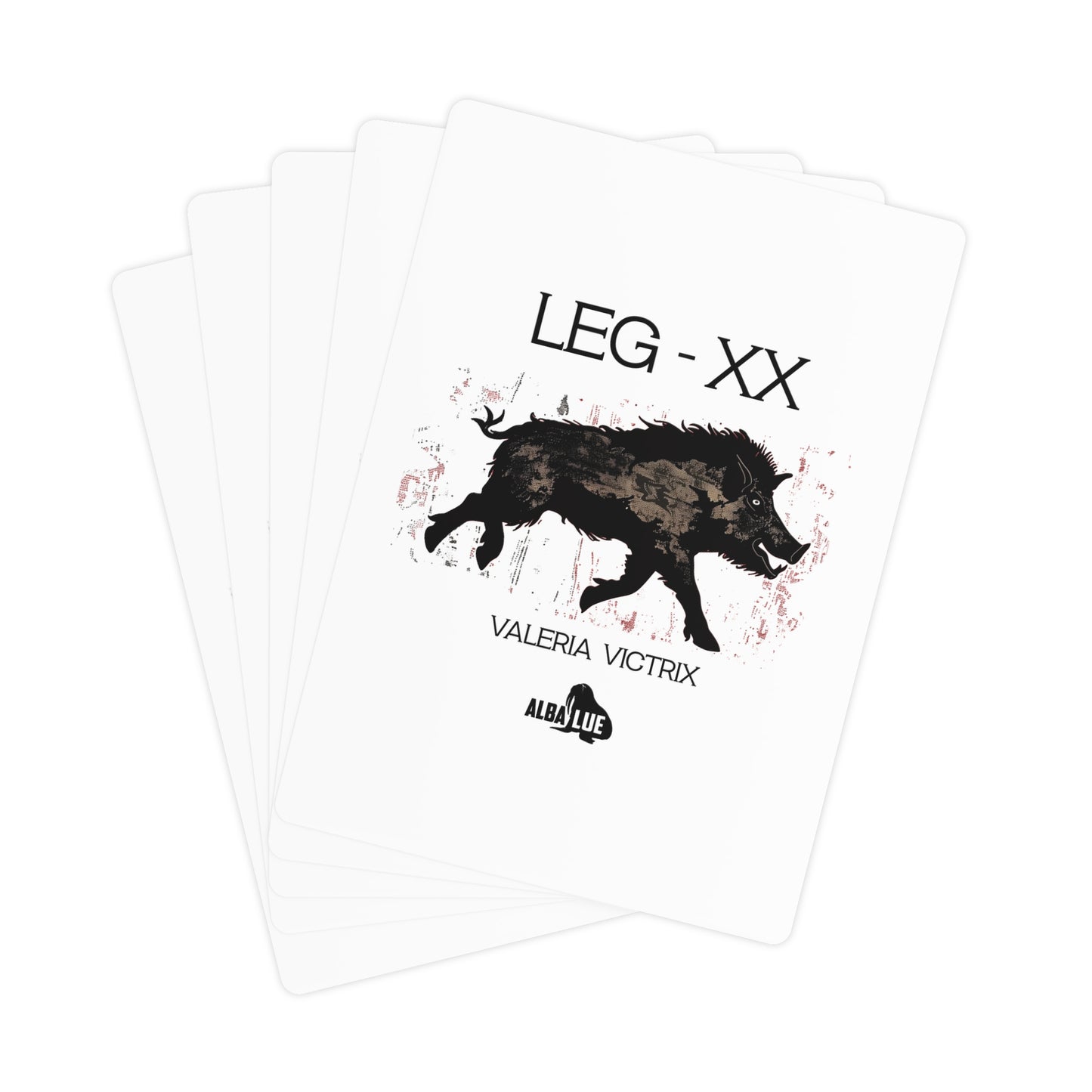 Wild Boar LEG - XX VALERIA VICTRIX - Poker Cards