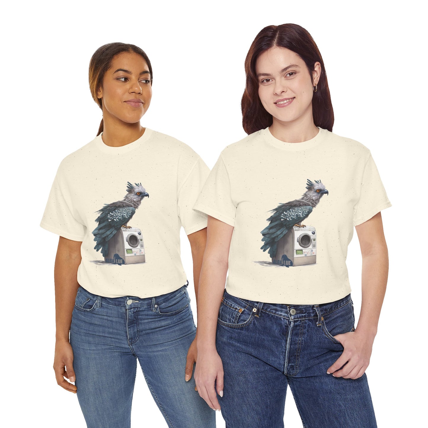 Harpy Eagle Sitting on a Washing Machine  - T-Shirt