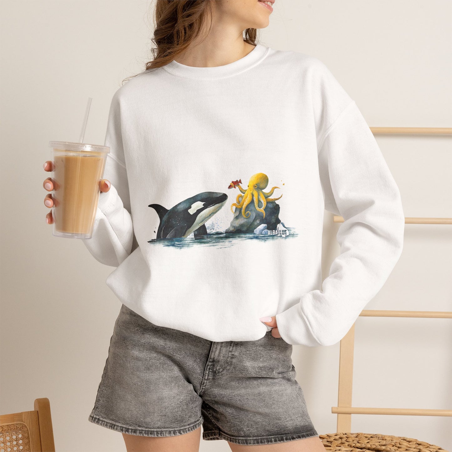 Ocean Wildlife - Crewneck Sweatshirt