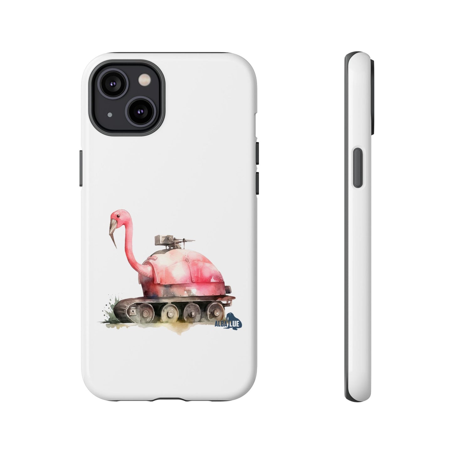 Phone Case — Flamingo Tank Illustration