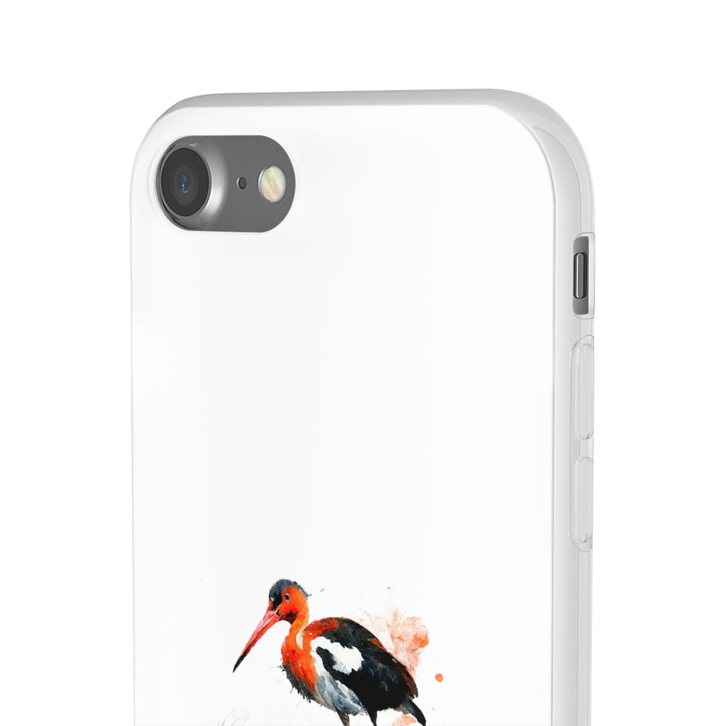 Bird Watercolor Phone Case — Painted Water Bird Flexi Case