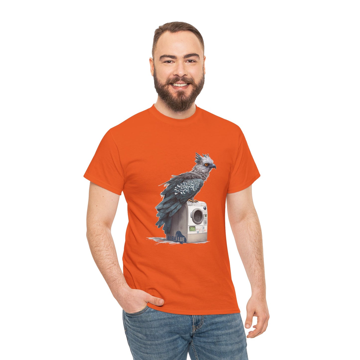 Harpy Eagle Sitting on a Washing Machine  - T-Shirt